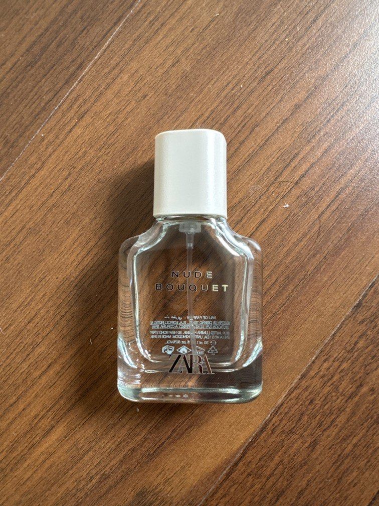 Zara Nude Bouquet EDP 30ml (Category: Fragrance & Deodorants) located in Rizal. Submitted by unhoarderrr (Listing ID 1466590006, Image 1). Description: Original Zara EDP Nude Bouquet 30ml Bought in Zara MOA last April 2026 80% juice NO BOX; just the bottle RFS: bought another similar perfume so not using this anymore.