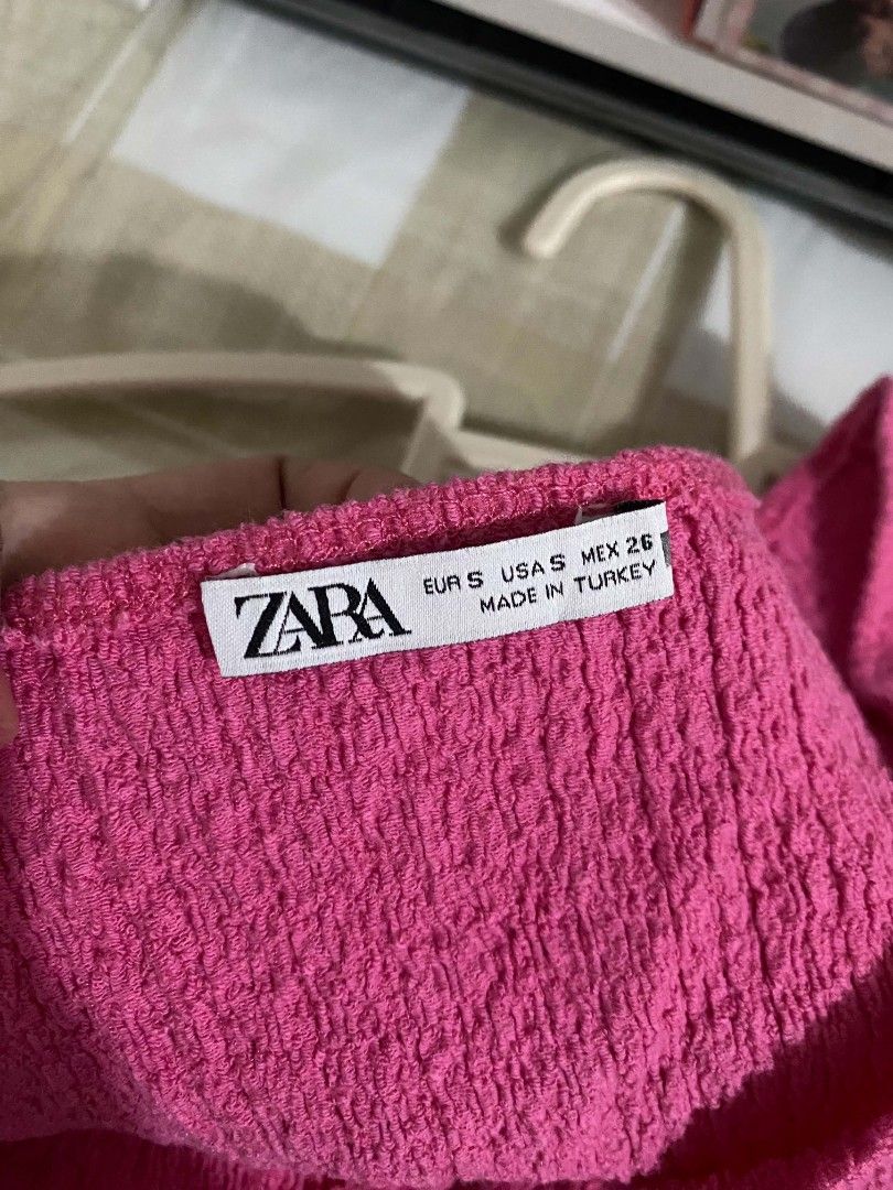 Zara pink offshoulder top (Category: Others Tops) located in Mabalacat. Submitted by fromdarchive (Listing ID 1466770823, Image 2). Description: ✨ Washed & Ready to Wear 💰 Firm Price 📸 Actual Item Posted 📦 Ready to Ship 📏 Size/Measurements Available Condition: Excellent Size: Small / Can fit up to medium 📩 Message me: Name: Address: Contact Number: Please make an offer only if you’re sure to purchase..
