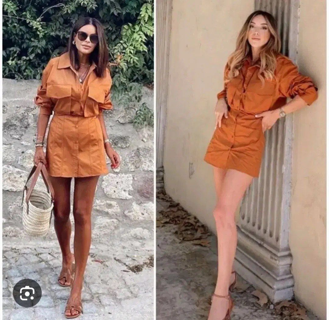ZARA RUST BROWN SLIT BACK DRESS/ SMALL (Category: Dresses) located in Paranaque City. Submitted by brandedlab (Listing ID 1466736678, Image 2). Description: .
