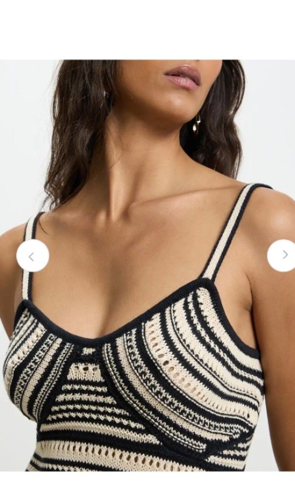 Zara Striped Knit Dress - small (Category: Dresses) located in Tanjay. Submitted by ukay_thriftybylj (Listing ID 1466634974, Image 2). Description: .