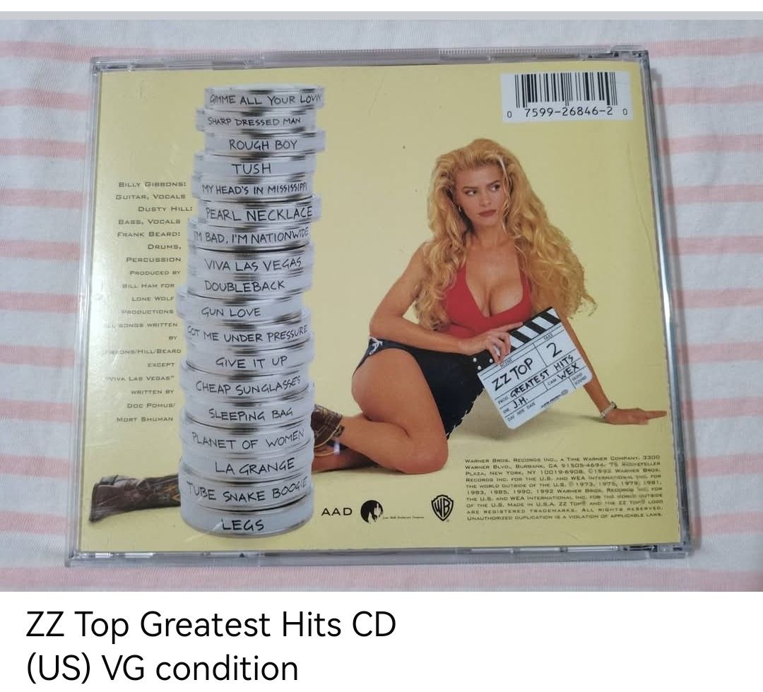ZZ Top Greatest Hits CD (unsealed) (Category: CDs & DVDs) located in Dangcagan. Submitted by cd_haven5 (Listing ID 1466595459, Image 2). Description: #FORSALE #FORSALE #FORSALE #Authentic #Legit #Original We only sell original items. All items posted are on hand. Please message me for availability of the item/s because the items are also posted on my other online stores. All items are imported unless stated PH. We also accept Pre-orders. Payment 