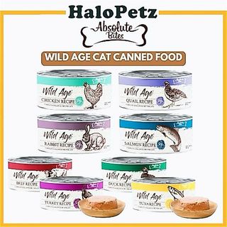 Absolute Bites Wild Age Complete & Balanced Canned Food for Cats, Pet ...