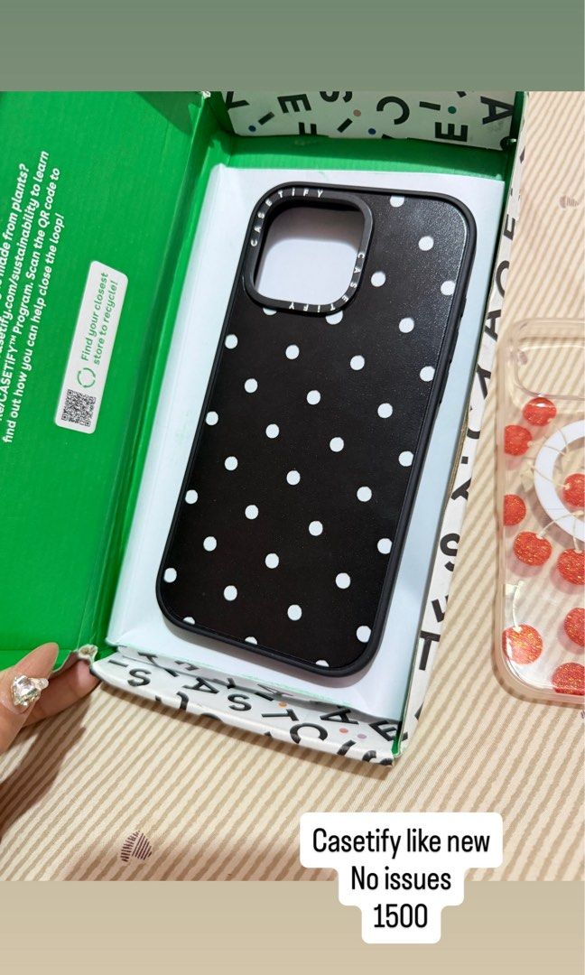 16 pro max case (Category: Cases & Sleeves) located in Taguig. Submitted by chen.preloveddd (Listing ID 1466953964, Image 3). Description: Preloved cases but still in good condition Pm me if you’re interested! Rfs: Upgrade 📍Taguig south signal village.
