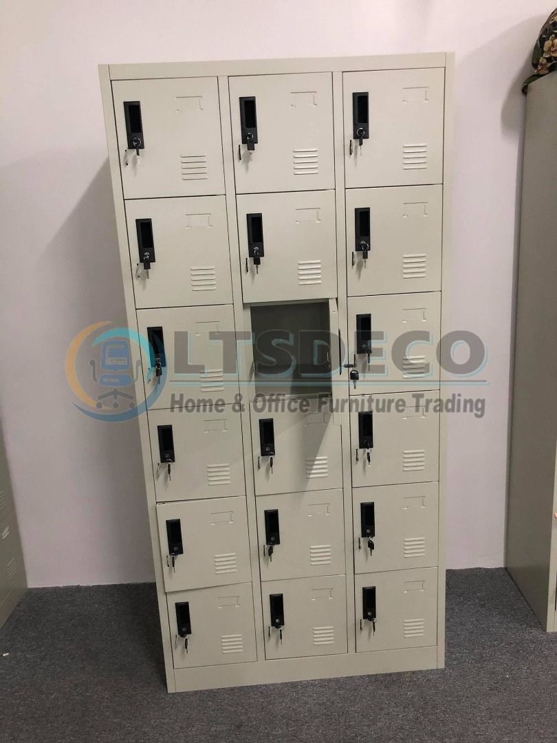 18 DOOR STEEL LOCKER OFFICE PARTITION (Category: Office Furniture & Fixtures) located in Quezon City. Submitted by gel.ltsdeco29 (Listing ID 1466853033, Image 1). Description: LTSDECO Home and Office Furniture Trading MANUFACTURER • FABRICATOR • SUPPLIER Looking for office furniture, modular partitions, workstations, or customized furniture? We can help! LTSDECO Home and Office Furniture Trading is a trusted manufacturer, fabricator, and supplier