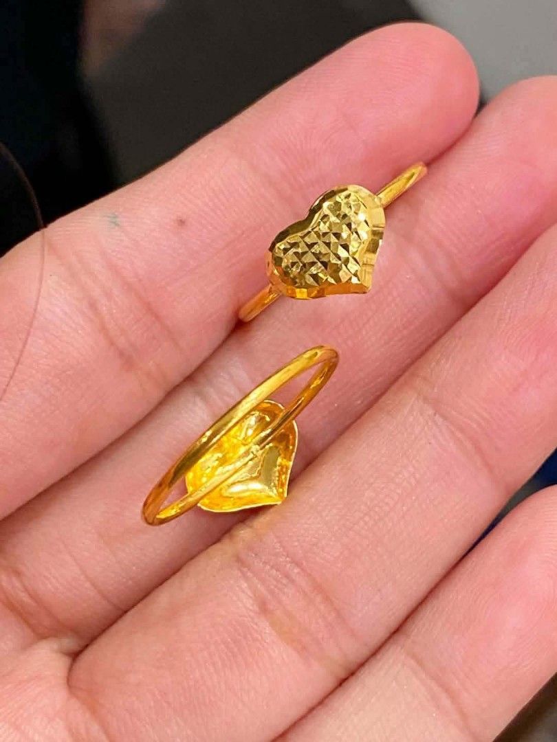 18K Saudi Gold Diacut Heart Ring (Category: Rings) located in Caloocan City. Submitted by cheskhaionlinestore2.0 (Listing ID 1466790112, Image 1). Description: 18K Pure Saudi Gold Diacut Heart Ring Size 6,7,8 ₱4650 only 📌 🍒 Pawnable/ Nasasangla💯 🍒 Brandnew 💯 🍒 Ship via JNT/ LBC 🍒 Lalamove for same day delivery 🍒 We accept COD COP with downpayment to avoid cancellation of orders ⚡ How to Order? Please feel free to message us directly 🙏🏻 