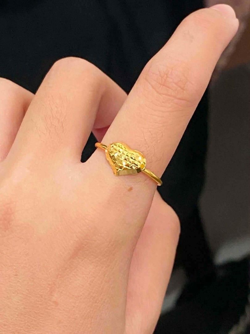 18K Saudi Gold Diacut Heart Ring (Category: Rings) located in Caloocan City. Submitted by cheskhaionlinestore2.0 (Listing ID 1466790112, Image 2). Description: 18K Pure Saudi Gold Diacut Heart Ring Size 6,7,8 ₱4650 only 📌 🍒 Pawnable/ Nasasangla💯 🍒 Brandnew 💯 🍒 Ship via JNT/ LBC 🍒 Lalamove for same day delivery 🍒 We accept COD COP with downpayment to avoid cancellation of orders ⚡ How to Order? Please feel free to message us directly 🙏🏻 