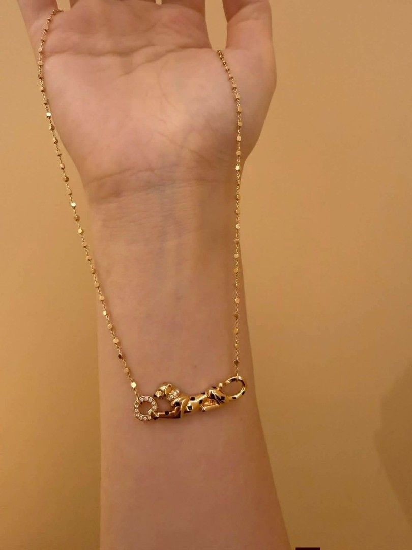 18karat gold Leopard diamond necklace (Category: Necklaces) located in Malolos. Submitted by keenhorse_ef38ab (Listing ID 1466790232, Image 3). Description: 18karat gold Natural diamond 7-10days arrival 50% downpayment DM FOR PRICE INQUIRIES.