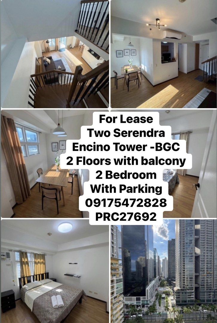 2BR Two Serendra BGC (Category: Apartments & Condos) located in Muntinlupa City. Submitted by ninapgonzales (Listing ID 1466912785, Image 1). Description: For Lease Two Serendra Encino Tower -BGC Newly Renovated 2 Floors with balcony 2 Bedroom 1 Utility Room 3 Bathroom Php 99K/month Inclusive of parking, and association dues PM /Contact 09175472828.