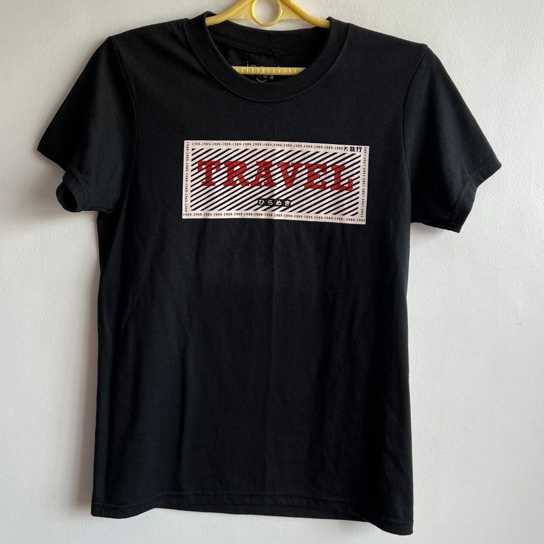 4 PCs Inspi T Shirt bundle (Category: Shirts) located in Quezon City. Submitted by rosepam (Listing ID 1466816166, Image 2). Description: 4 PCs Inspi T Shirt bundle Plain back Size on tag: xs Unisex men's xs women's s-m Measurements posted for reference Wash before wearing (stored sa closet).