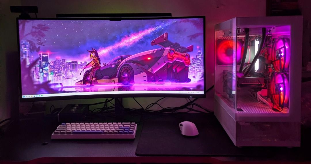 5700X PC SET (Category: Desktops) located in Rizal. Submitted by mltech (Listing ID 1466930267, Image 3). Description: 🔥 FOR SALE: COMPLETE GAMING PC SETUP** 🔥 💰 Selling Price: ₱63,000 (FIXED) 🖥️ SYSTEM UNIT SPECS • AMD Ryzen 7 5700X • MSI MAG Mortar B550M • XFX Radeon RX 6600 8GB • Kingston Fury Beast RGB 32GB (2×16GB) 3200MHz • Crucial 1TB NVMe Gen4 SSD • Seasonic S12II 520W 80+ Bronze • Acer V920 mATX White Case • DeepCool Castle 240EX AIO