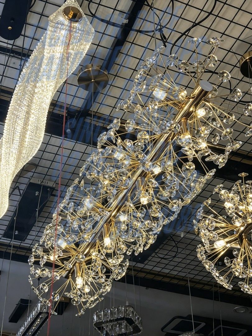 90cm hanging pure crystal lighting fixture (Category: Lighting) located in Antipolo. Submitted by homelightingtrading (Listing ID 1466969148, Image 1). Description: CASH ON DELIVERY METRO MANILA ONLY WITH DELIVERY FEE PROVINCE AREA PAYMENT FIRST POLICY WITH SHIPPING FEE. ORDER TODAY DELIVER SHIPPING TODAY.