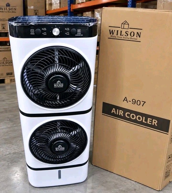 🔥 DOUBLE AIR COOLER – WILSON A-907 (Category: Air Conditioning and Heating) located in Caloocan City. Submitted by luckyocean.ac0ee2 (Listing ID 1466785729, Image 1). Description: 🔥 DOUBLE AIR COOLER – WILSON A-907 🔥 💰 RS: ₱3200 ✨ BRANDNEW ❄️ Double Fan Air Cooler 🏠 Perfect for Home, Office & Store 📦 Ready for Delivery 📩 PM NOW! Limited Stocks Only!.