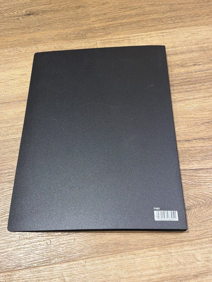 A4 Black Spiral Looseleaf Binder I (Category: Stationery & School Supplies) located in Paranaque City. Submitted by nachoaveragegirl (Listing ID 1466915996, Image 3). Description: - Sleek dark matte finish on front and back covers - Durable solid plastic side binding - 5 indexed sections labeled One through Five for easy organization - Lined pages inside for neat handwriting - Convenient date and number headers at the bottom corner of each page R