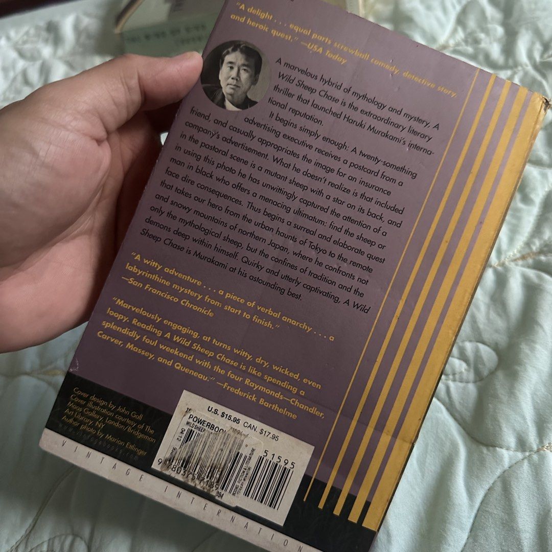 A Wild Sheep Chase - Haruki Murakami (Category: Storybooks) located in General Tinio. Submitted by tindangaklat (Listing ID 1466906438, Image 3). Description: .