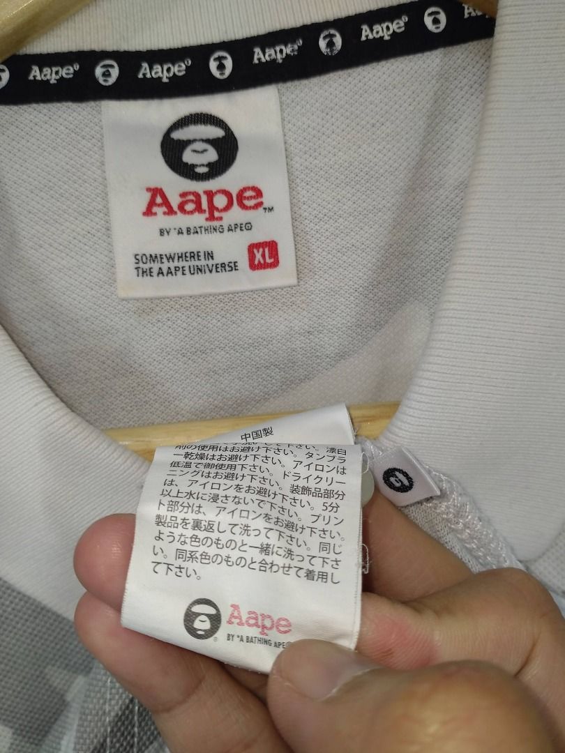 AAPE CAMOUFLAGE POLO SHIRT (Category: Tshirts & Polo Shirts ) located in Baguio. Submitted by fashionfinds1999 (Listing ID 1466777451, Image 2). Description: 29 X 20 MEDIUM EXCELLENT CONDITION + SHIPPING FEE.