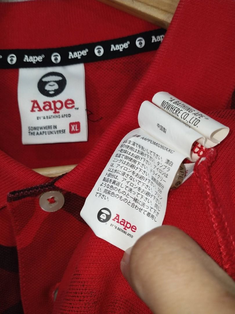 AAPE CAMOUFLAGE POLO SHIRT (Category: Tshirts & Polo Shirts ) located in Baguio. Submitted by fashionfinds1999 (Listing ID 1466791301, Image 2). Description: 29 X 21 LARGE EXCELLENT CONDITION + SHIPPING FEE.
