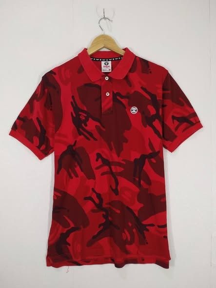 AAPE CAMOUFLAGE POLO SHIRT (Category: Tshirts & Polo Shirts ) located in Baguio. Submitted by fashionfinds1999 (Listing ID 1466791301, Image 1). Description: 29 X 21 LARGE EXCELLENT CONDITION + SHIPPING FEE.