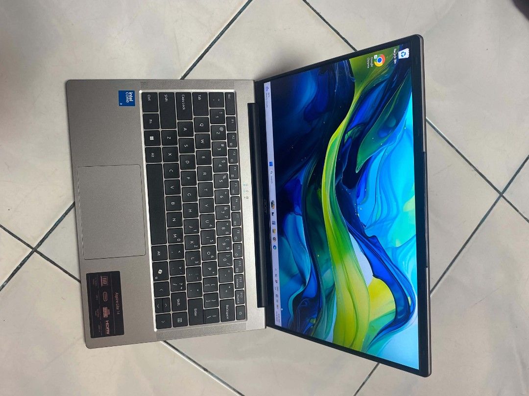 Acer Notebook Aspire Lite 14 (Category: Laptops & Notebooks) located in Bani. Submitted by thriftmaggots.ph (Listing ID 1466819334, Image 3). Description: Acer Notebook Aspire Lite 14 Claim for 20,000php + Shipping fee Still Brandnew and no issue With charger/bag All working Payment first Location Novaliches, Quezon city.