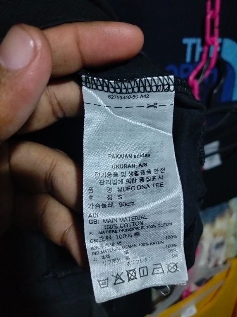 Adidas (Category: Tshirts & Polo Shirts ) located in Kalibo. Submitted by thriftedbykim12 (Listing ID 1466879808, Image 3). Description: Good condition 9.5/10 color rate Issue:none, need wash only 22/27.5 350+sf.