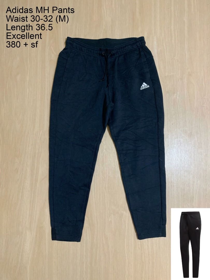 Adidas Must Haves Poly Active Pants (Category: Activewear) located in Cadiz. Submitted by thespotcdz (Listing ID 1466827931, Image 1). Description: Medium on tag Fits 30-32 Length 36.5" Excellent condition.
