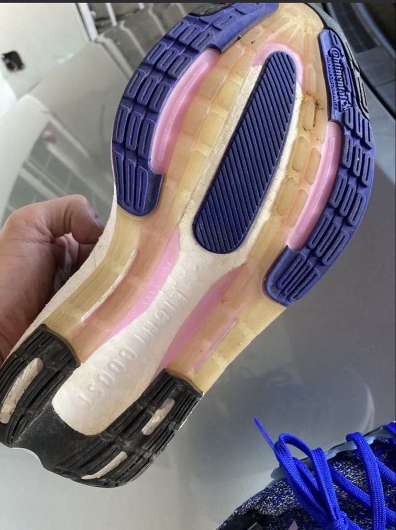 Adidas Ultraboost (Category: Dress Shoes) located in Antipolo. Submitted by remembrancesonline (Listing ID 1466802585, Image 3). Description: - Adidas Ultraboost 21 in vibrant blue - Perfect for running or everyday wear - Features Continental rubber outsole for superior grip - Lightly used with plenty of life remaining - Selling because my husband received a new pair Size 7 US (see pic for actual size).