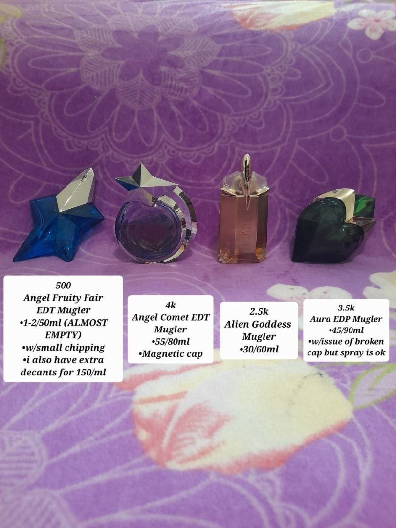 Alien Goddess EDP by Thierry Mugler (PARTIAL 30/60ml) (Category: Fragrance & Deodorants) located in Alfonso. Submitted by glenngarcia03 (Listing ID 1466887656, Image 2). Description: -slightly negotiable -no issue aside from signs of usage.