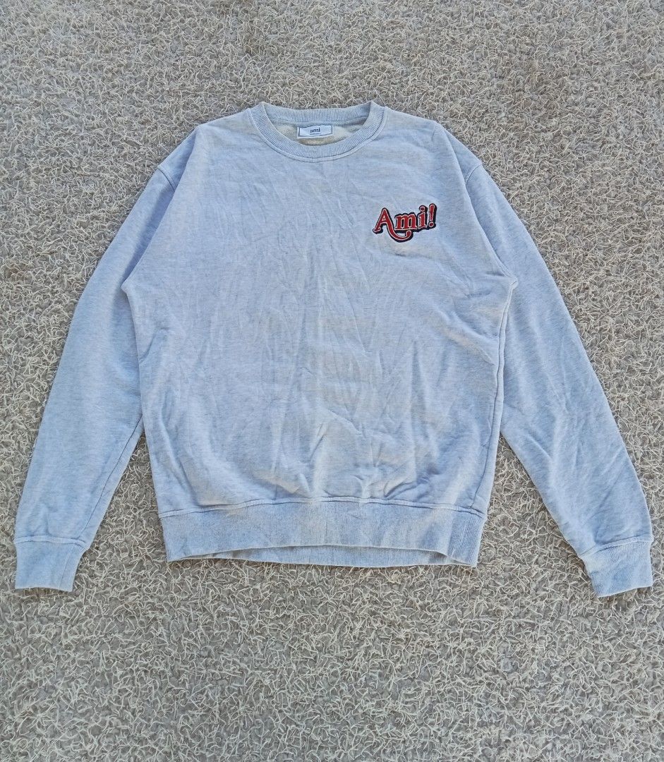 Ami sweater (Category: Luxury Apparel) located in Manila. Submitted by chinoluxx (Listing ID 1466852890, Image 1). Description: excellent condition no issue size large.