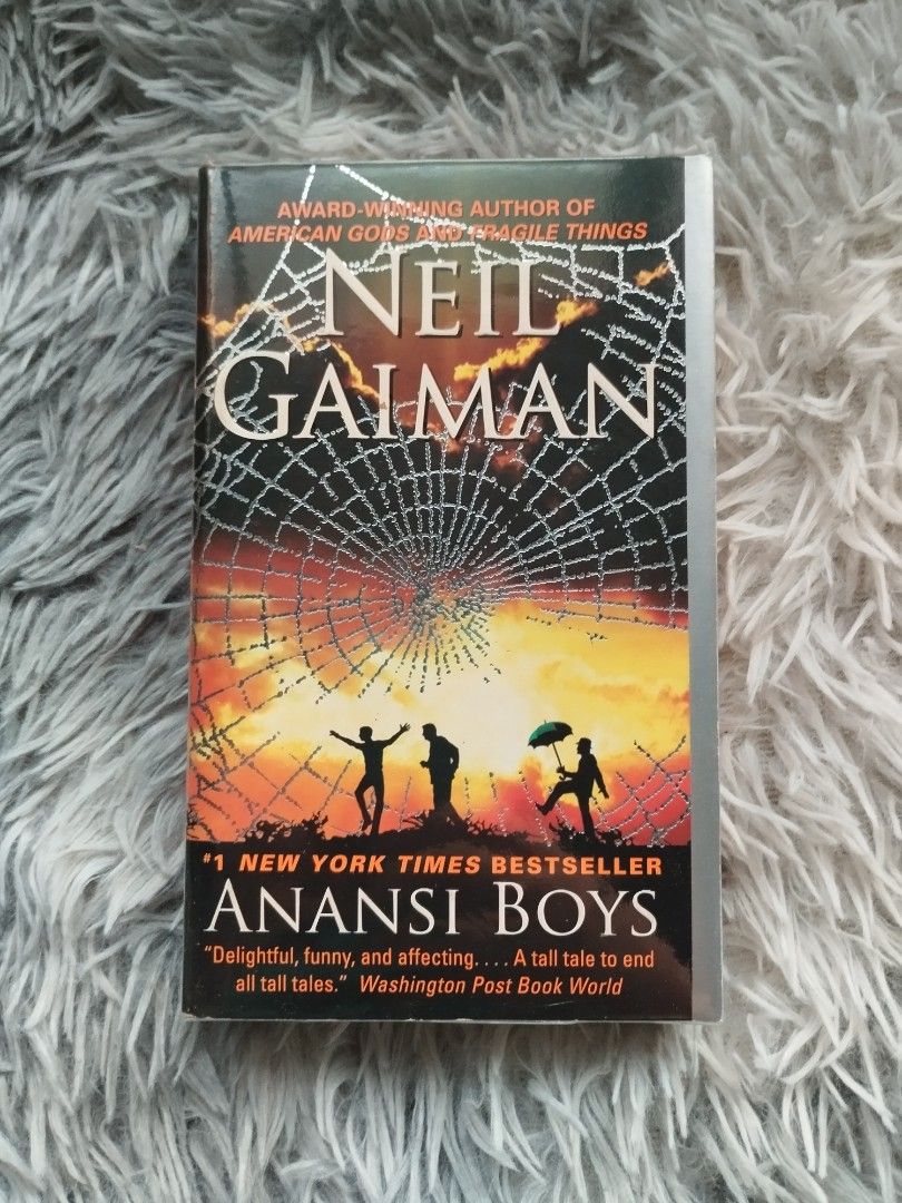 ANANSI BOYS BY NEIL GAIMAN (Category: Storybooks) located in Bantayan. Submitted by book_island_ph (Listing ID 1466779464, Image 1). Description: MAKE READING A HABIT ‼️‼️‼️ AVAILABLE IF YOU CAN MAKE AN OFFER. PLEASE DON'T WASTE MY REPLY QUOTA IF NOT SURE BUYER. Swipe to left to see additional details/photos of the book. Pictures of the books are posted for hassle free transactions, no unnecessary photo request please. As I'm also a working perso