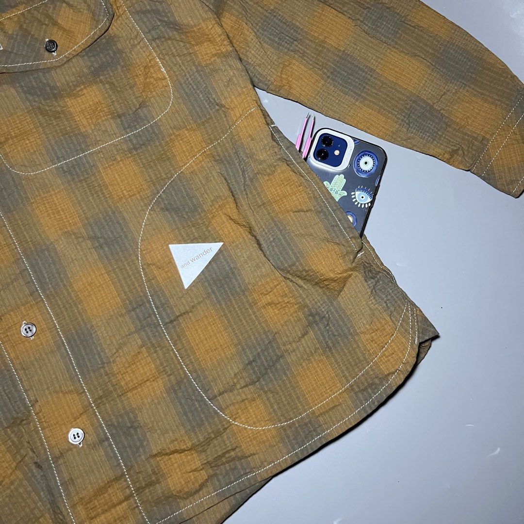 and Wander Dry Check Longsleeve (Category: Tshirts & Polo Shirts ) located in Manila. Submitted by lostendfound1008 (Listing ID 1466868930, Image 3). Description: and Wander Size: 4 on tag fit Large to XL Dimension: Missing string in pocket Good condition Price: 3000 +ship MOD: Gcash / Maribank Courier: J&T / Lalamove 📍Metro Manila / Sampaloc Hmu.