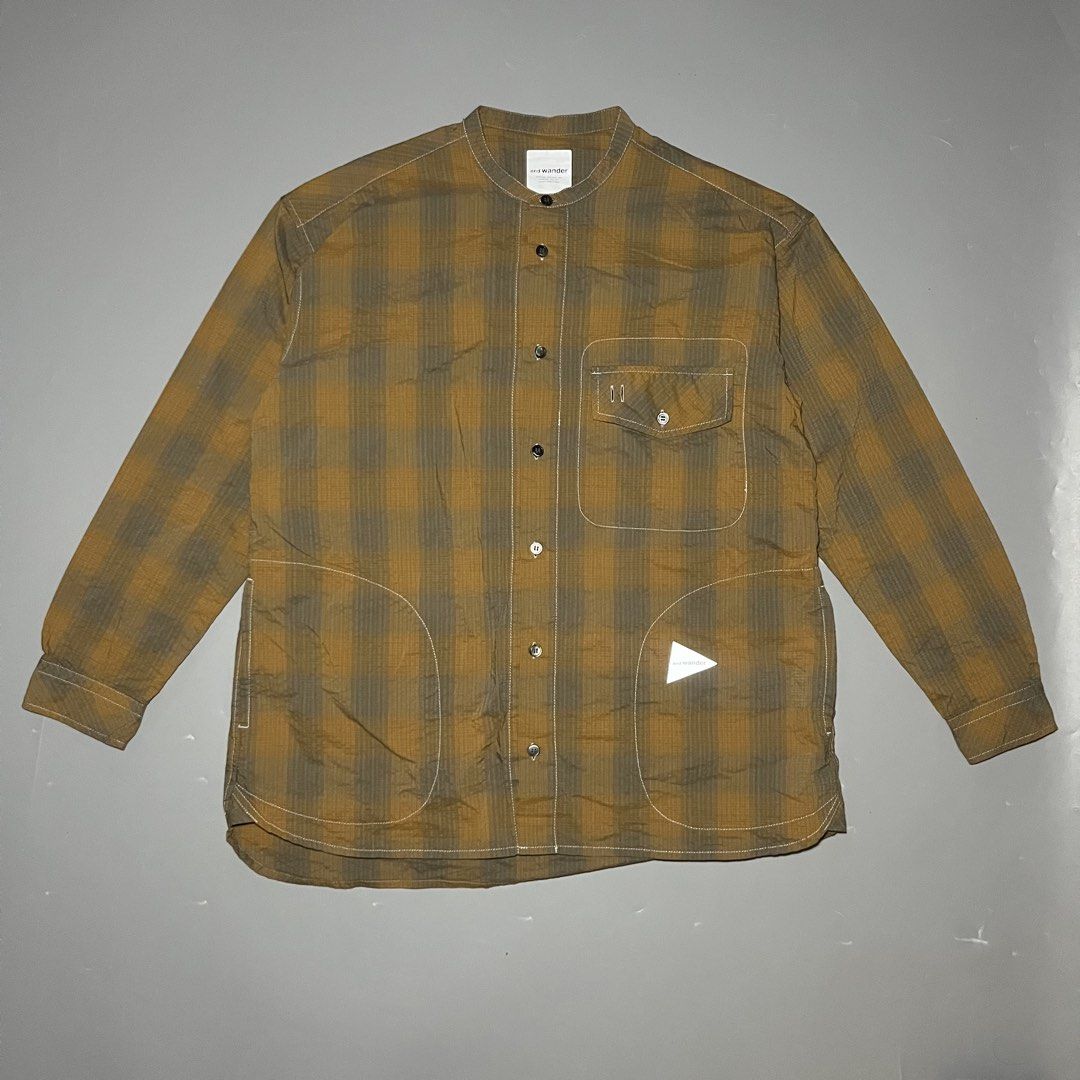 and Wander Dry Check Longsleeve (Category: Tshirts & Polo Shirts ) located in Manila. Submitted by lostendfound1008 (Listing ID 1466868930, Image 1). Description: and Wander Size: 4 on tag fit Large to XL Dimension: Missing string in pocket Good condition Price: 3000 +ship MOD: Gcash / Maribank Courier: J&T / Lalamove 📍Metro Manila / Sampaloc Hmu.