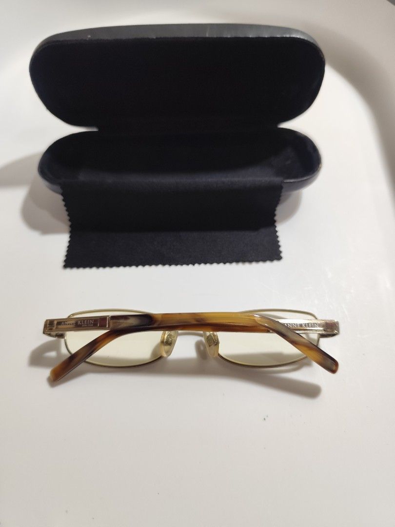 Anne Klein Frame (Category: Sunglasses & Eyewear) located in Cebu City. Submitted by icoolectnsellect (Listing ID 1466912477, Image 2). Description: Issue: RX lens. Bought at Garage Sale. Authenticity not Guaranteed, di ko alam if legit or Fake. Buy @ your own Risk. All EyeGlasses or Sun Glasses ay may Grado or Prescription Glasses. Please be careful para di masira mata nyo, you can change the lens and frame na lng kunin. Not sure if Replaceable.
