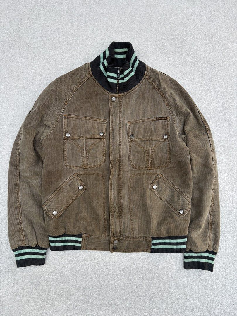 Archive 2000s Dolce and Gabbana Cargo Corduroy Jacket (Category: Coats, Jackets and Outerwear) located in Baguio. Submitted by thecollector2600 (Listing ID 1466782425, Image 1). Description: Archive 2000s Dolce and Gabbana Cargo Corduroy Jacket Large on tag Made in Italy Excellent condition The tag print is coming off Pit to pit- 21.5” Length-25”.
