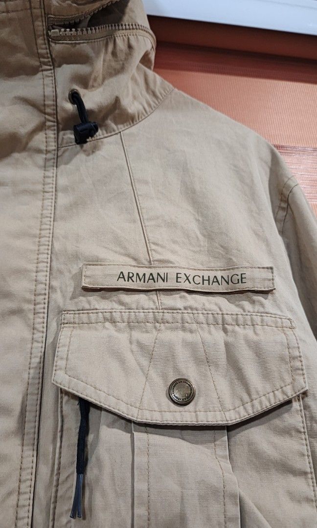 Armani Exchange Utility Field Jacket (Category: Coats, Jackets and Outerwear) located in Cabuyao City. Submitted by dthrifts (Listing ID 1466933755, Image 3). Description: 22 W 27.5 L Authentic Excellent Condition.