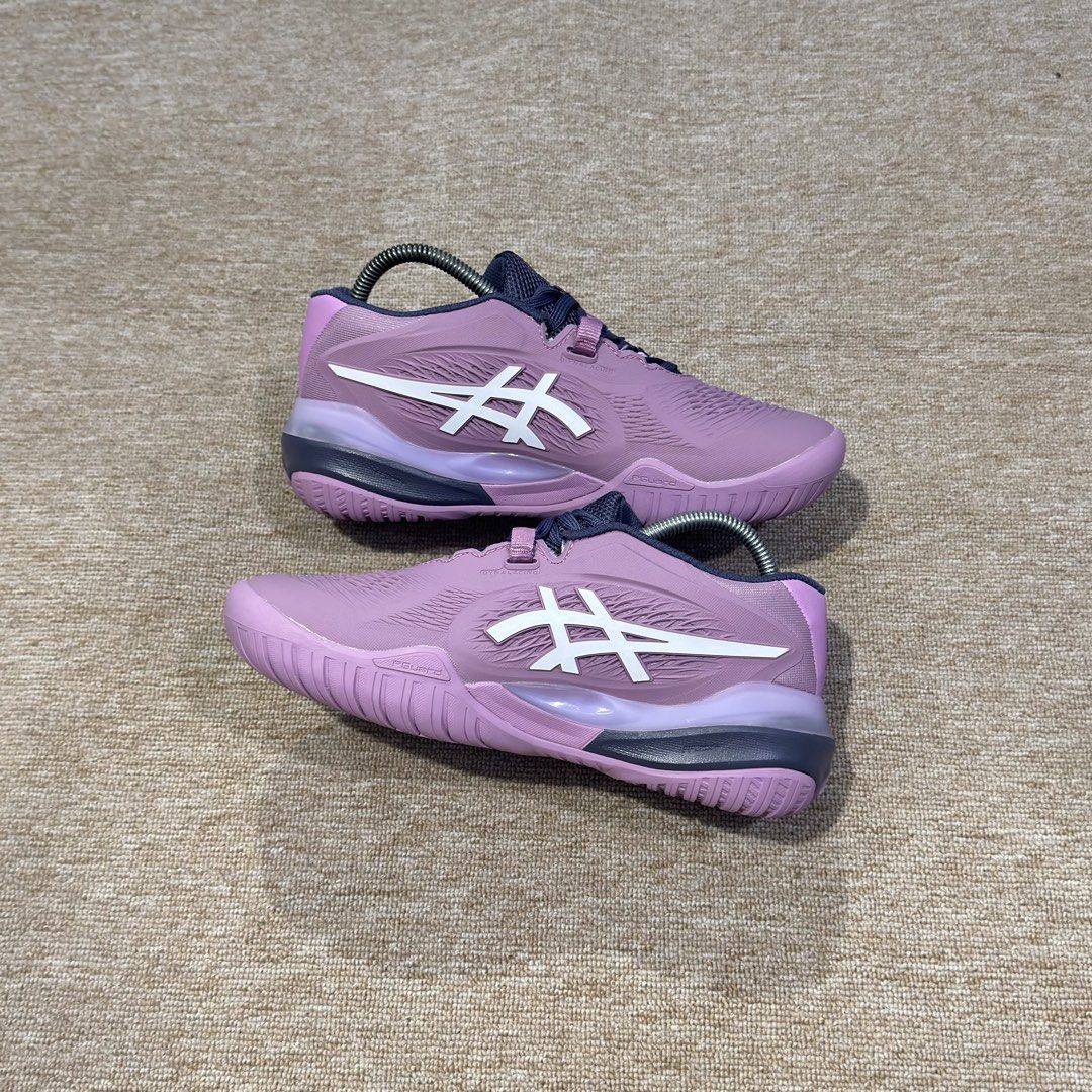 ASICS GEL RESOLUTION X UBE (Category: Sneakers) located in Cebu City. Submitted by kierford0318 (Listing ID 1466918932, Image 2). Description: US WOMENS-7.5 EUR-39 CM-24.5 EXCELLENT CONDITION OG ✅.