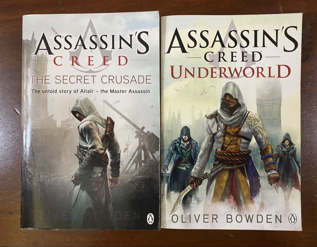 Assassins Creed Books (The Secret Crusade and Underworld) (Category: Storybooks) located in Las Pinas. Submitted by garagesalesalaspinas (Listing ID 1465531830, Image 1). Description: 📖 Assassins Creed Books Assassins Creed The Secret Crusade - 300 Assassins Creed Underworld - 300 ❗ no issue 💵 Payment first policy! 💵 Mode of Payment: Gcash for Delivery Cash for Meetup 📢 Kindly check my other rare stuffs at https://www.carousell.ph/u/garagesal