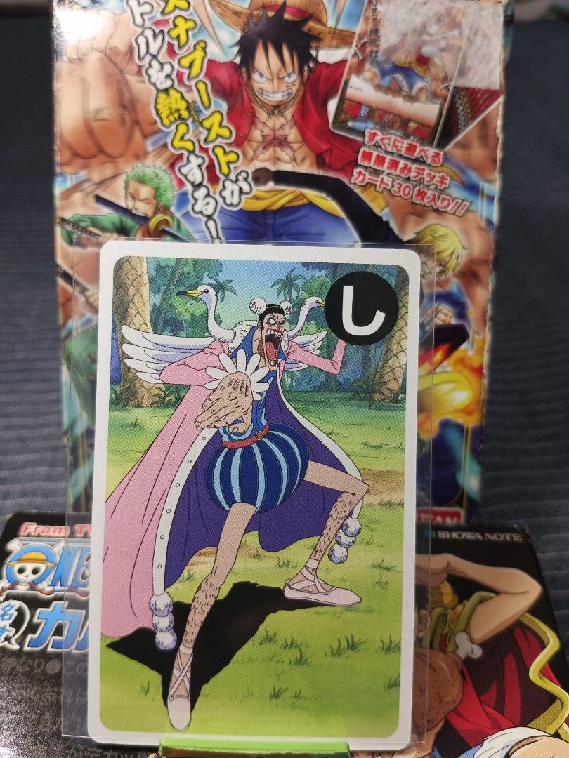 Assorted characters (Category: Raw Singles) located in Manila. Submitted by glique30 (Listing ID 1466861040, Image 3). Description: One Piece Cards P40 each LBC.