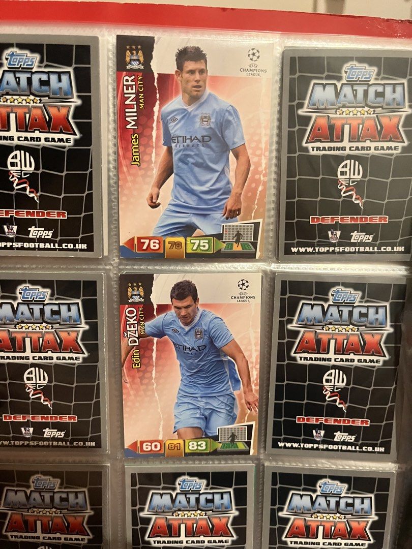 Assorted characters (Category: Raw Singles) located in Muntinlupa City. Submitted by kels.enric (Listing ID 1466892617, Image 3). Description: Topps Match Attax 2011-2012 Manchester City Players Have other teams and cards from 2011-2012, and 2012-2013 premier league season of match attax too if interested. 800 w/ shipping for all the cards, 80 + sf per card Lalamove/j&t.