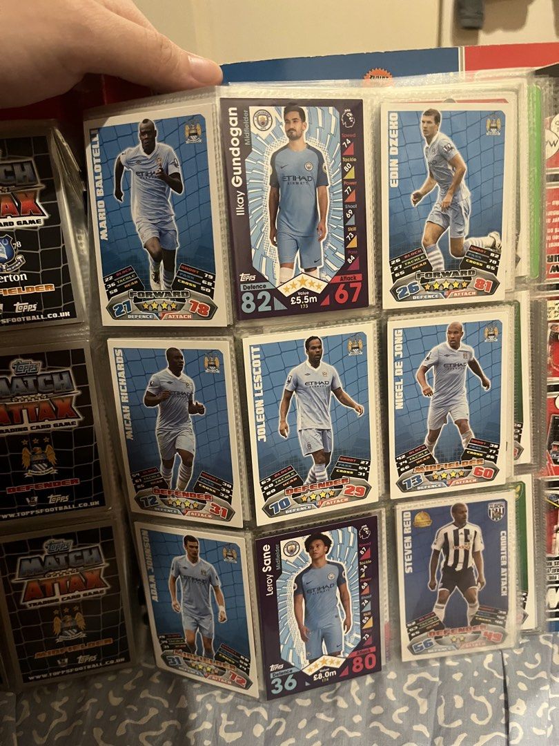 Assorted characters (Category: Raw Singles) located in Muntinlupa City. Submitted by kels.enric (Listing ID 1466892617, Image 1). Description: Topps Match Attax 2011-2012 Manchester City Players Have other teams and cards from 2011-2012, and 2012-2013 premier league season of match attax too if interested. 800 w/ shipping for all the cards, 80 + sf per card Lalamove/j&t.