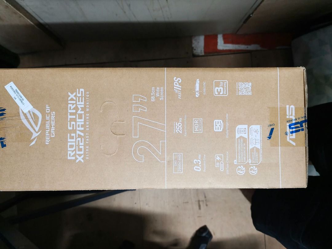 ASUS ROG Strix XG27ACMES Gaming Monitor 27 Inch, Computers & Tech ...