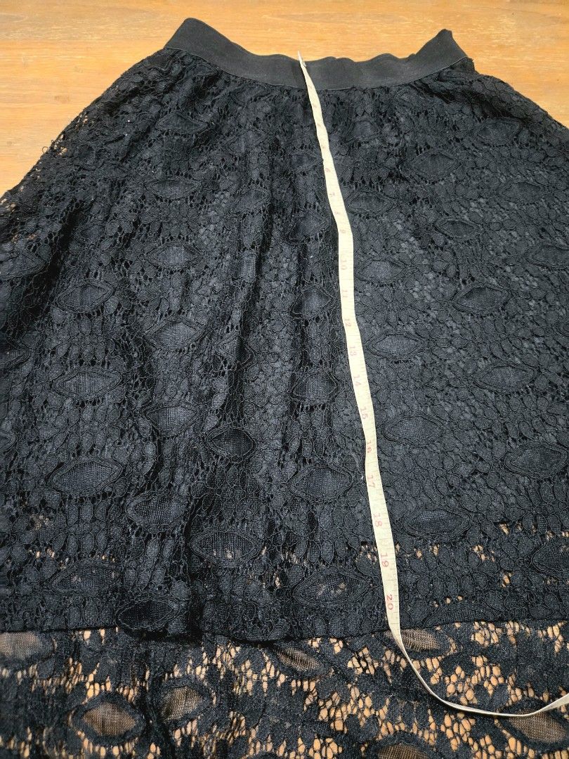 Asymmetrical Lace Skirt (Category: Skirts) located in Manila. Submitted by oki.ukay (Listing ID 1466880548, Image 3). Description: Asymmetrical Lace Skirt Color: Black -With inner -Can fit size 26-42 waist.