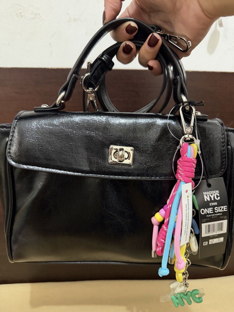 Auth NYC madden (Category: Cross-body Bags) located in Cebu City. Submitted by shopnsave2015 (Listing ID 1466827379, Image 1). Description: Small size With sling .