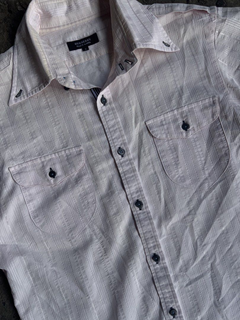 [AUTHENTIC] BURBERRY BLACK LABEL POLO SHIRT (Category: Tshirts & Polo Shirts ) located in Manila. Submitted by dplug (Listing ID 1466894549, Image 2). Description: Width: 22 inches Length: 27 inches No issue As new condition Nego price.