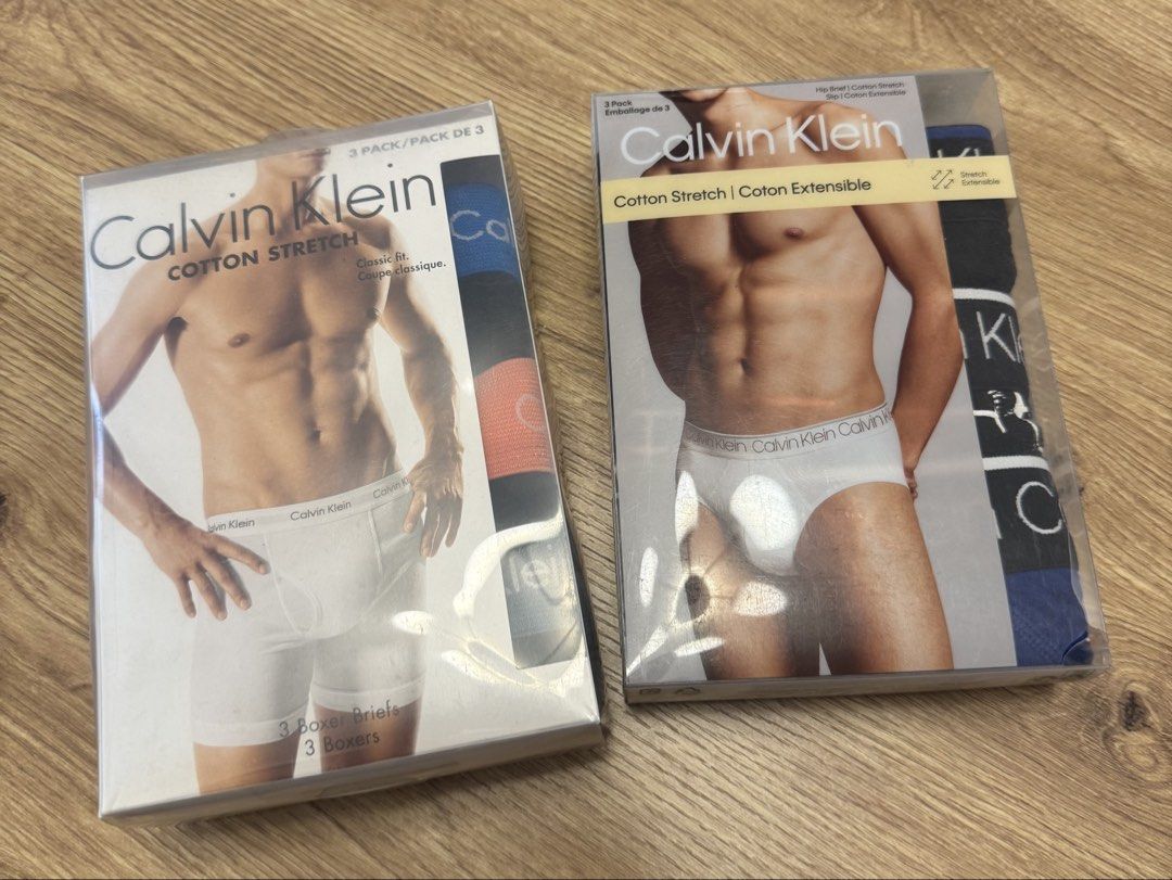 Authentic Calvin Klein Underwear (Category: Underwear) located in Manila. Submitted by calipotski (Listing ID 1466806957, Image 1). Description: For Sale CK Boxer and brief Large 💯 Original 2 boxes for 3200 Bundle item .
