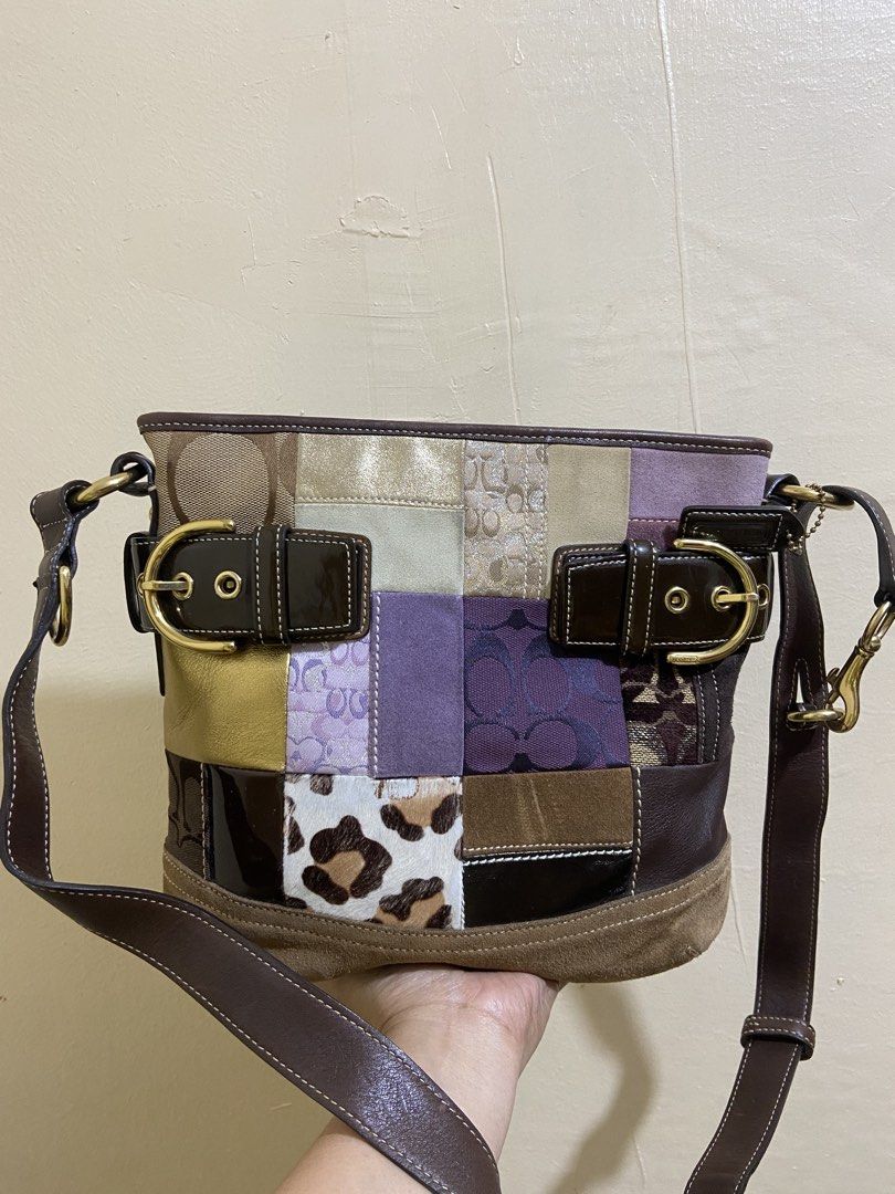Authentic Coach Eva Holiday Patchwork (Category: Luxury Bags & Wallets) located in Paranaque City. Submitted by potatoeeee (Listing ID 1466874010, Image 1). Description: Pm me for more details..