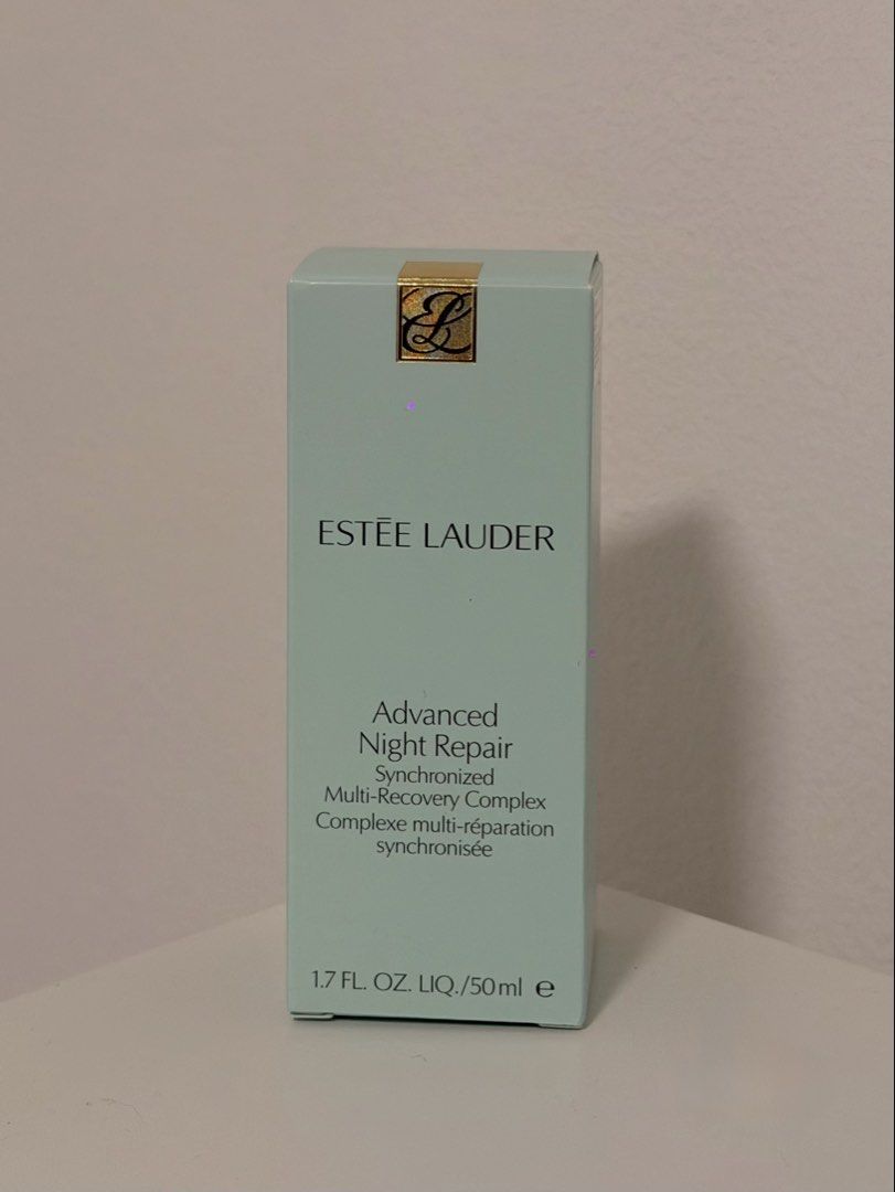 Authentic Estée Lauder Advanced Night Repair (Category: Face Care) located in Makati City. Submitted by archives.ko (Listing ID 1466928994, Image 1). Description: Authentic Estée Lauder Advanced Night Repair Synchronized Multi-Recovery Complex Complexe multi-réparation synchronisée All Skintypes • Toutes peaux 1.7 FL. OZ. LIQ./50 ml.