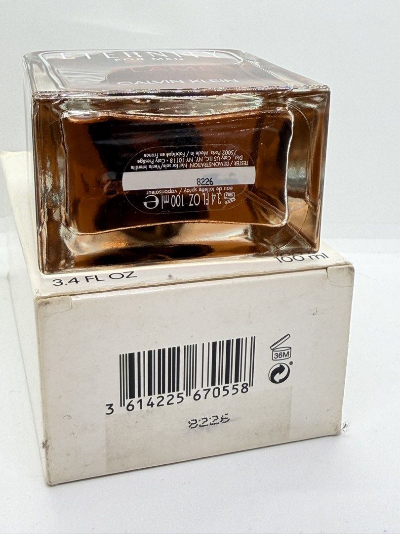 Authentic Eternity Flame Discontinued (Category: Fragrance & Deodorants) located in Mandaluyong City. Submitted by elle_scent (Listing ID 1466891036, Image 3). Description: Last price posted Authentic Guaranteed Actual photos are posted please check proof of authenticity details Brandnew Tester Dirty box only 100ml EDT A warm, sensual, and masculine fragrance perfect for men who love a sweet, fruity, and slightly spicy scent. ✨ Scent Description: