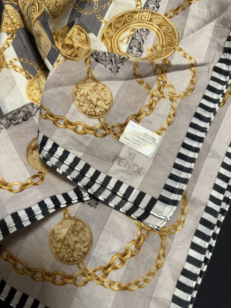 Authentic FENDI Big handkerchief (Category: Activewear) located in San Fabian. Submitted by rei_aniels (Listing ID 1466969325, Image 1). Description: Authentic FENDI Big handkerchief No flaws From japan bale.