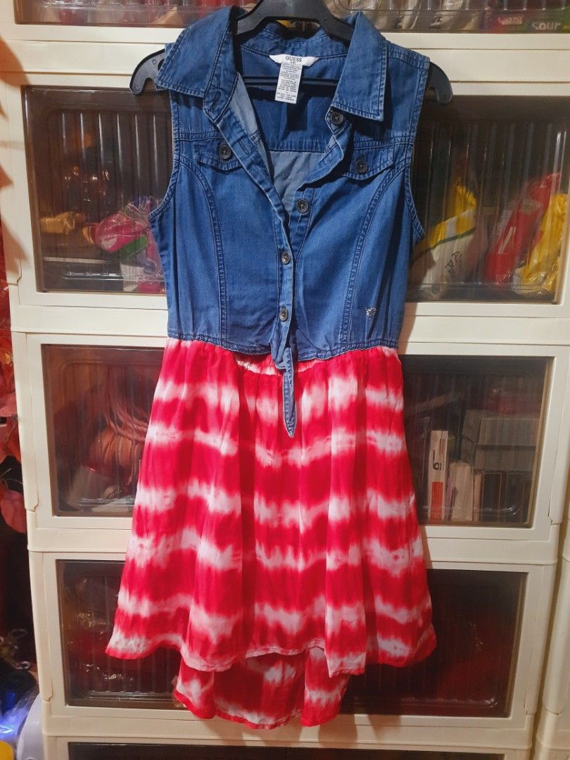 Authentic Guess Dress for kids (Category: Babies & Kids Fashion) located in Paranaque City. Submitted by b_spilner (Listing ID 1466855223, Image 3). Description: Original Guess for kids 8-10 years old Original Price - P1,699 Cute and fashionable .