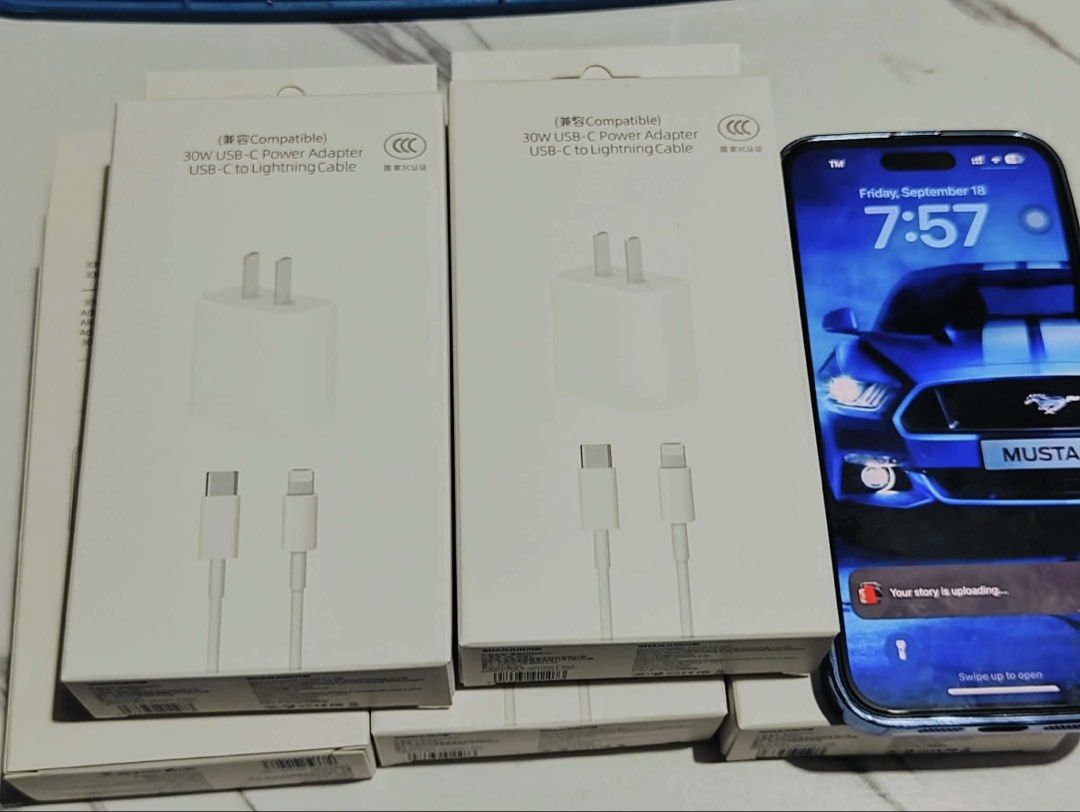 ⚡️Authentic iPhone Fast Charger 30W⚡️ (Category: Chargers & Cables) located in Manila. Submitted by mystuff2k26 (Listing ID 1466927339, Image 2). Description: Need mo ng fast charger pero ayaw mo gumastos nang malaki? 👀📱 Ito na! 🔌 30W USB-C Power Adapter ⚡ USB-C to Lightning Cable included 🚀 Fast charging 📱 Compatible with iPhone SE 1st Gen hanggang iPhone 14 Pro Max 💰 ₱250 ONLY! 📍 Meet-up: Commonwealth, QC 🛵 Pwede rin via Lalamove 📦 LBC