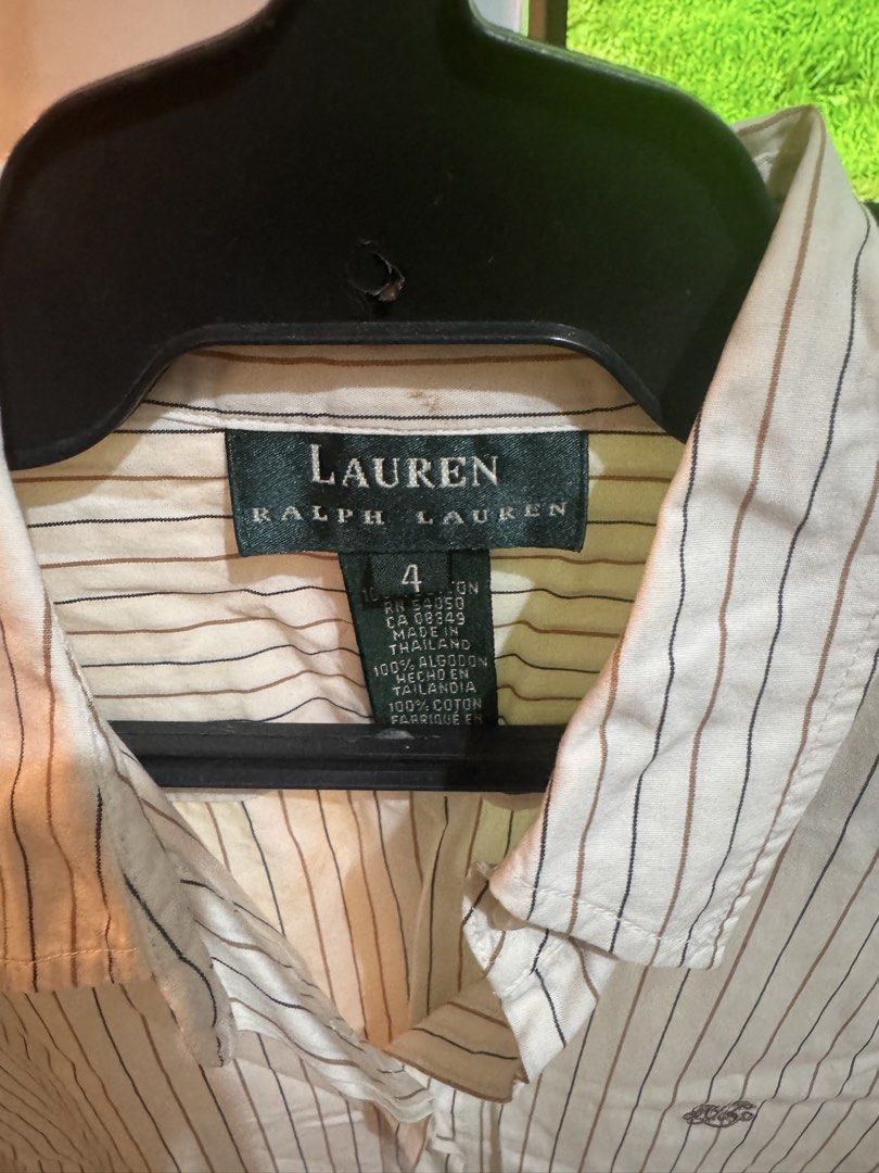 Authentic Polo Ralph Lauren long sleeve top (Category: Longsleeves) located in Quezon City. Submitted by essief (Listing ID 1466920195, Image 2). Description: Has stains from prolonged storage Authentic and vintage No when worn photos .